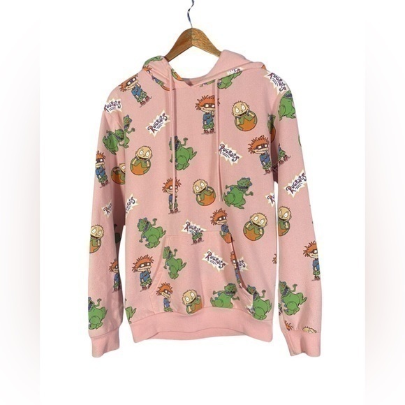 NICKELODEON RUGRATS TIMMY HOODIE🍃VINTAGE HOODIE FRONT POCKET PULL OVER Y2K - Picture 1 of 5